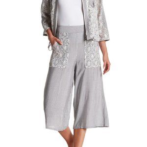 NWT BCBGeneration Lace Pocket Coulette Pants L